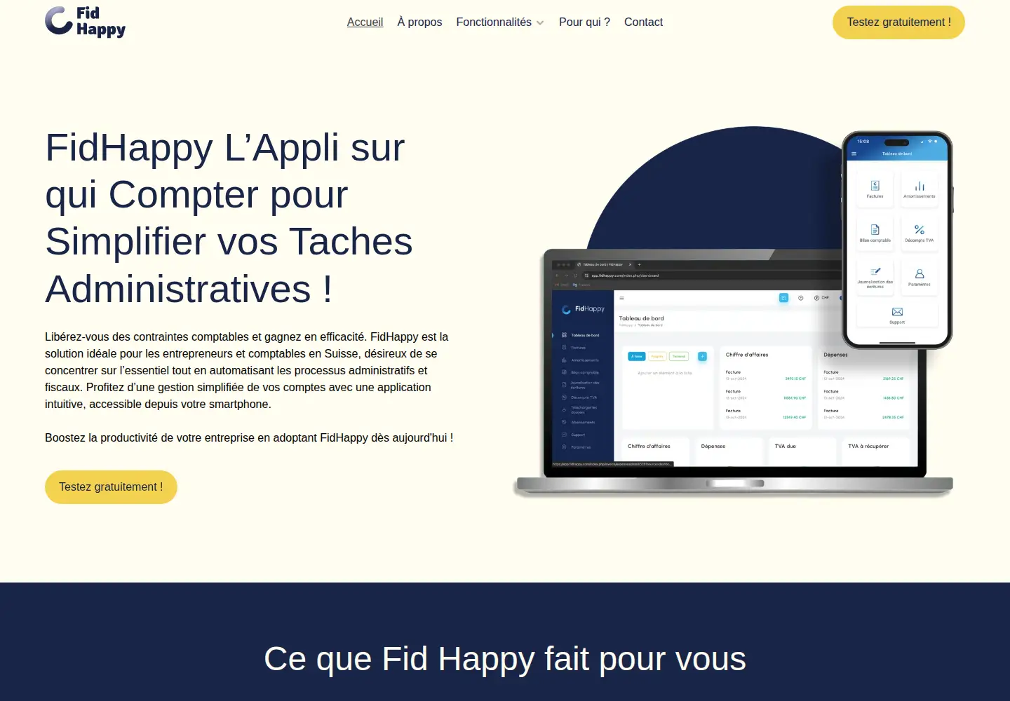 Screenshot of fidhappy.com