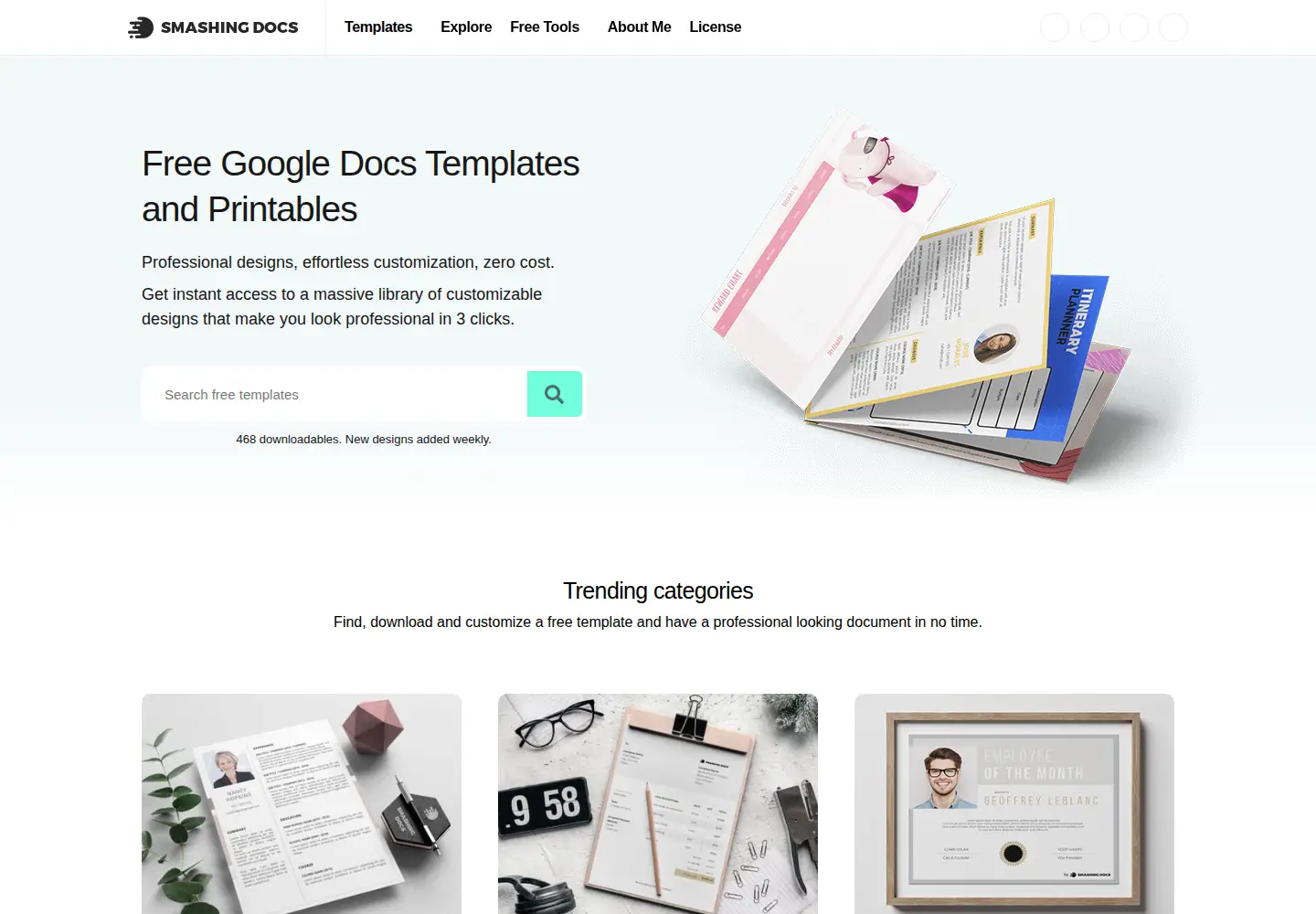 Screenshot of smashingdocs.com