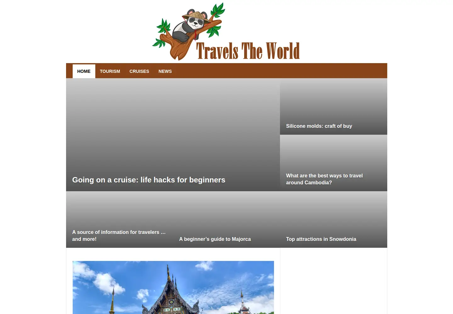 Screenshot of travelsworld.info
