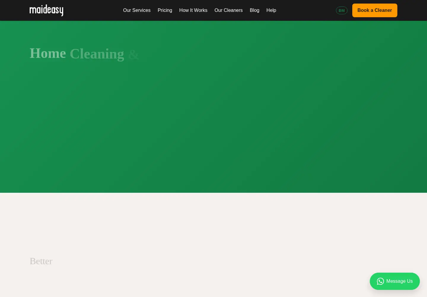 Screenshot of maideasy.my
