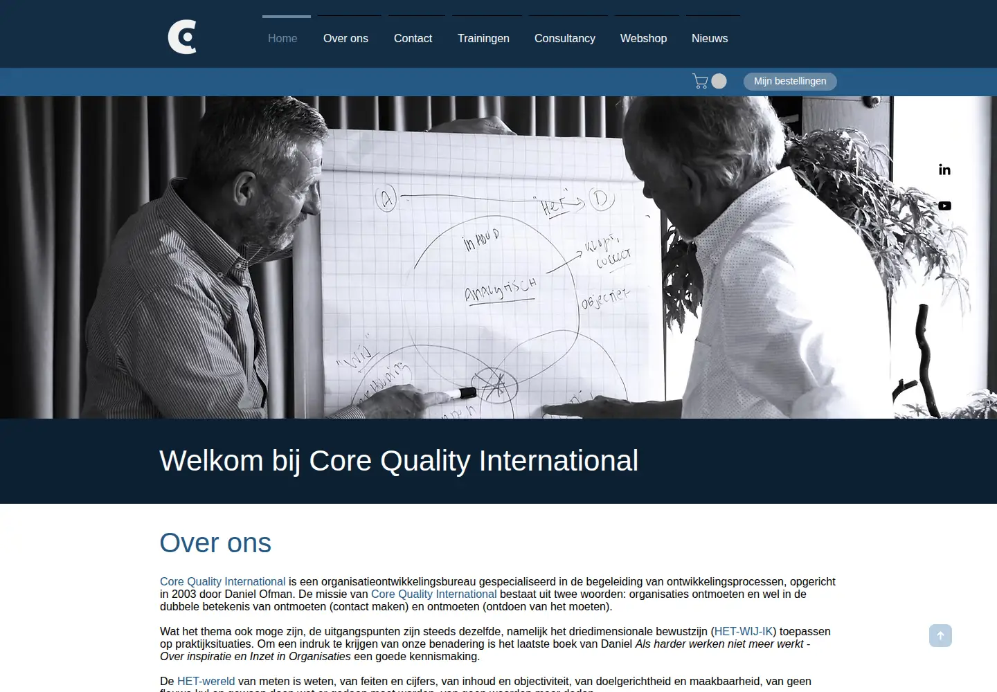 Screenshot of corequality.nl