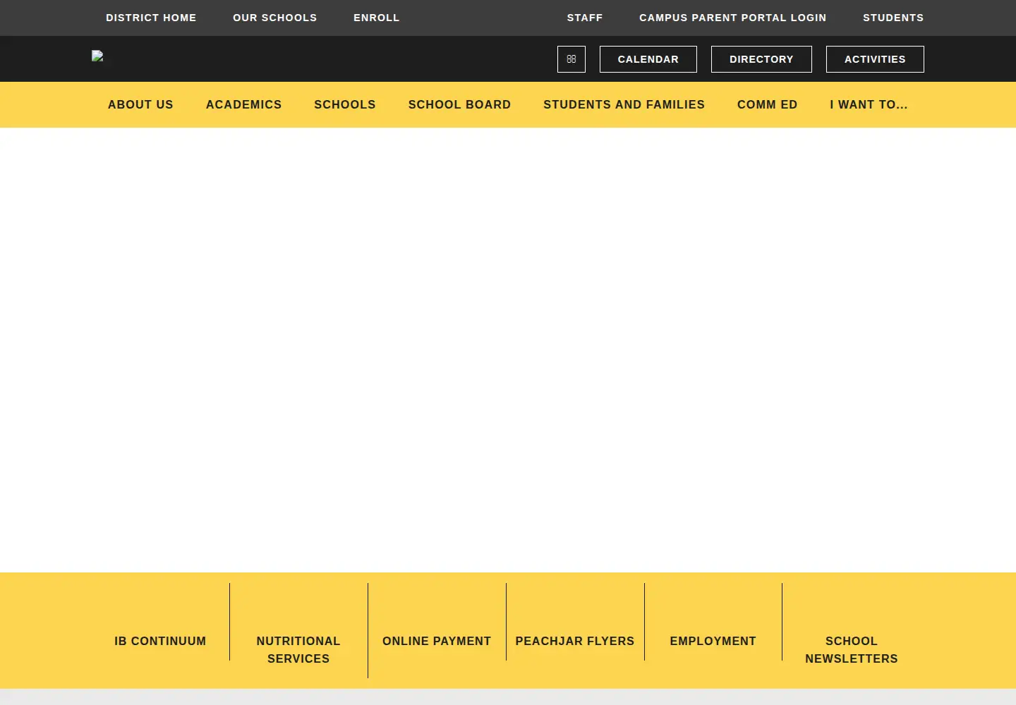 Screenshot of fridleyschools.org