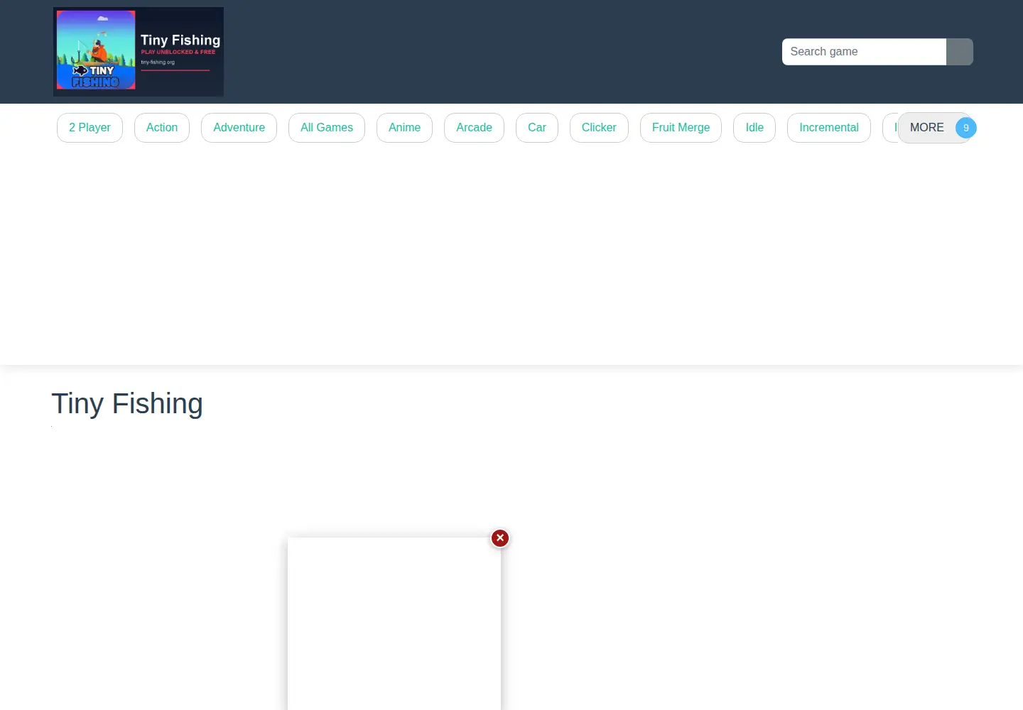 Screenshot of tiny-fishing.org