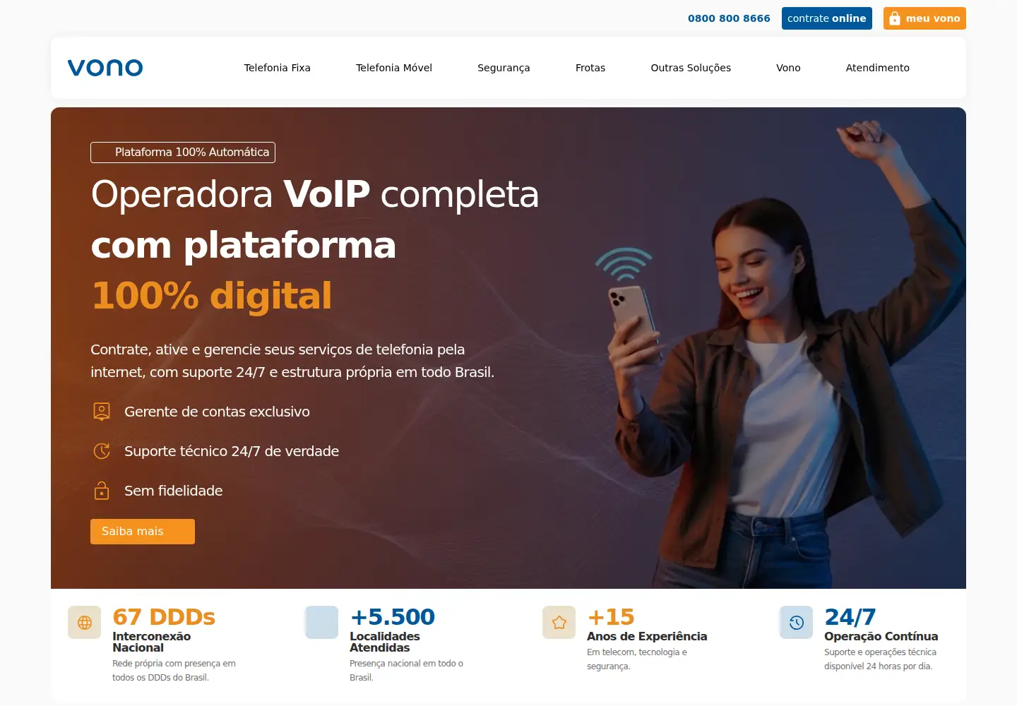 Screenshot of falevono.com.br
