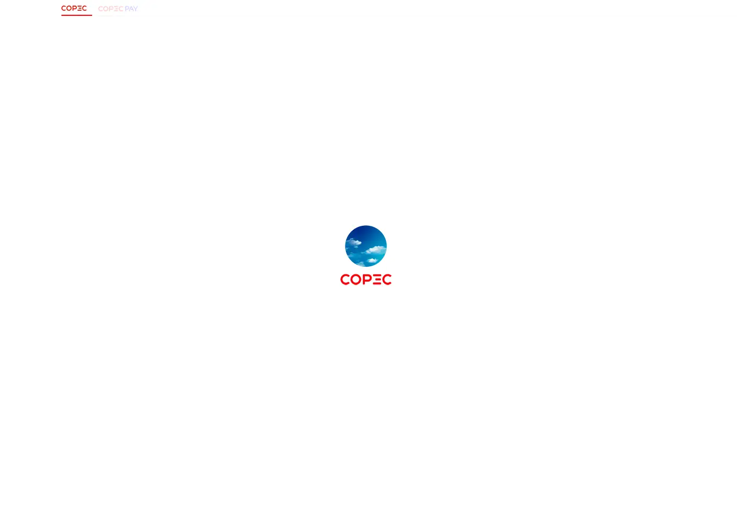 Captured homepage of appcopec.cl in the current scan