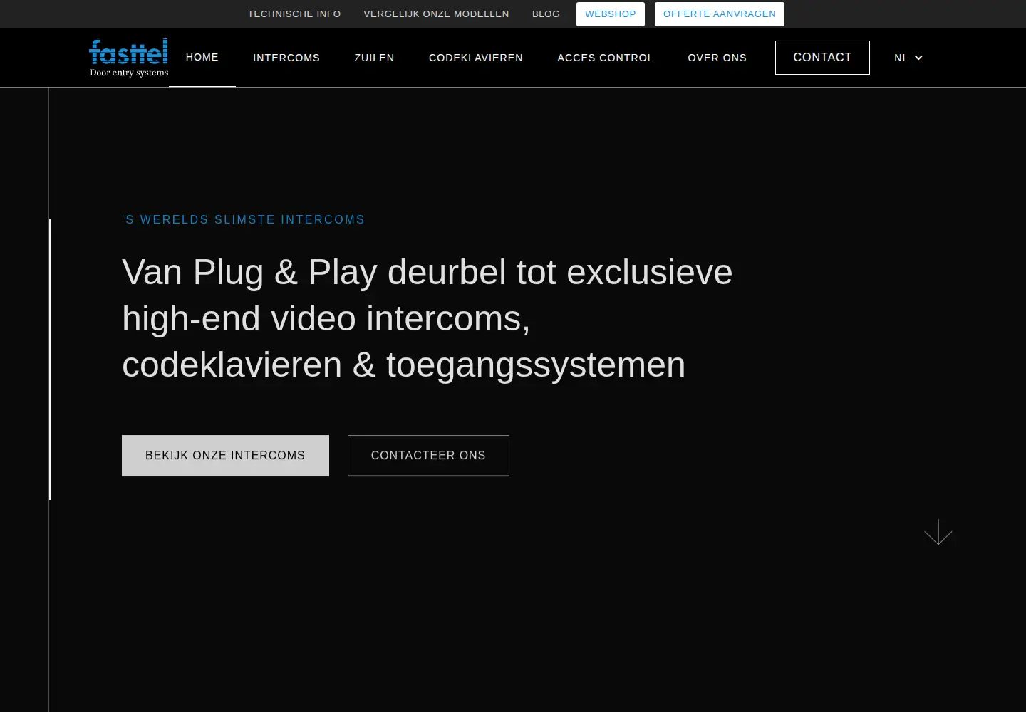 Screenshot of fasttel.com
