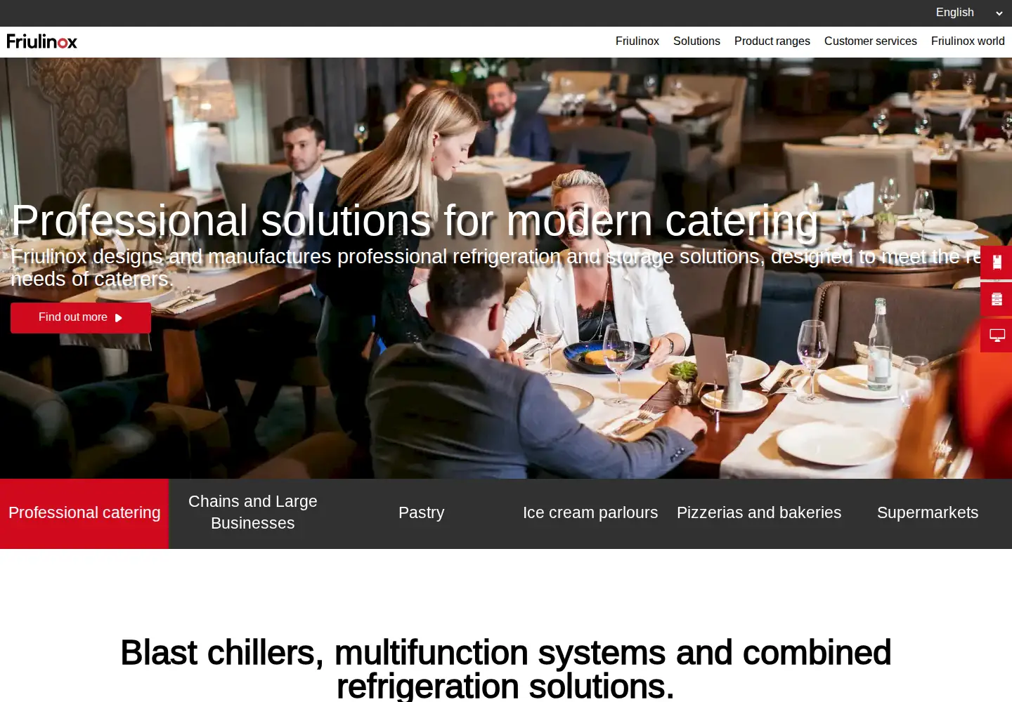 Screenshot of friulinox.com