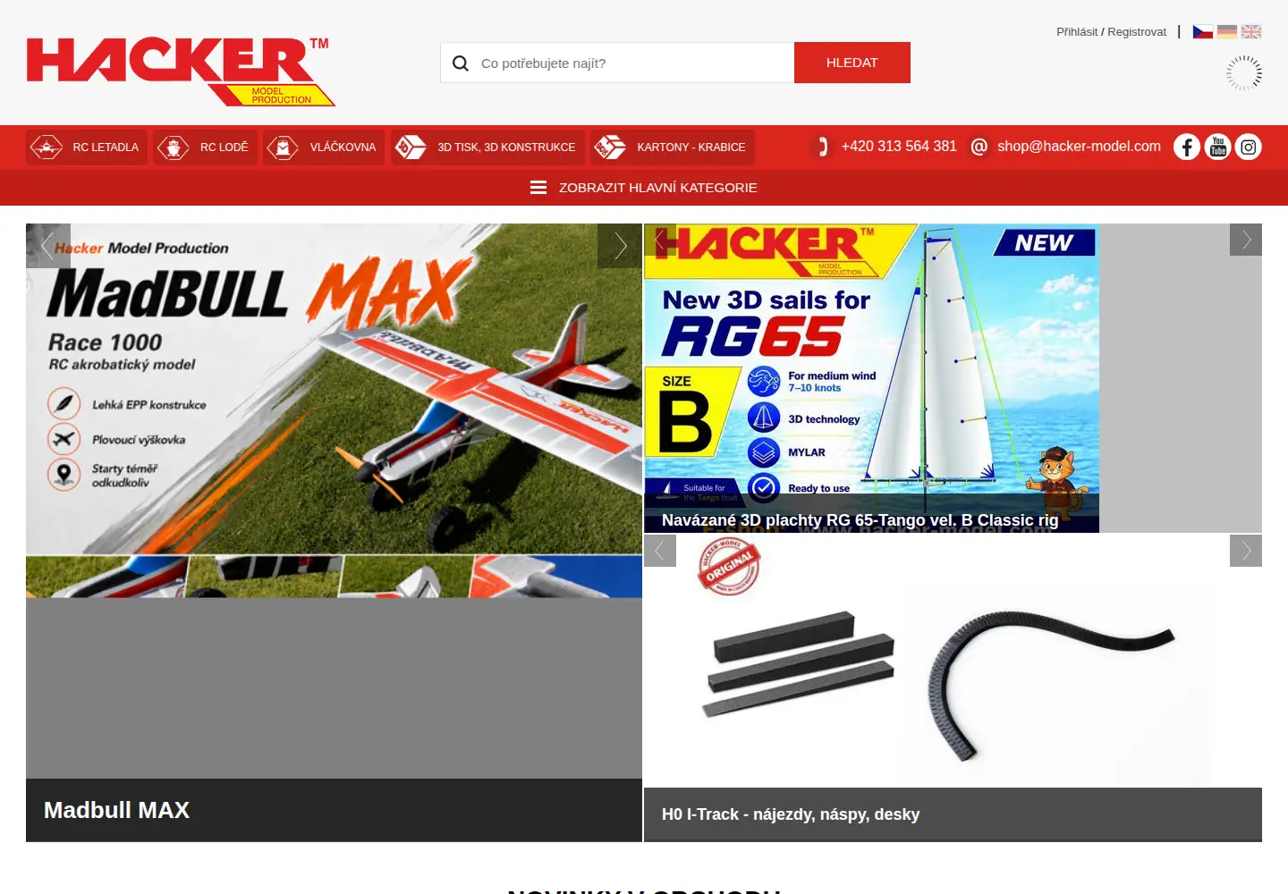 Screenshot of hacker-model.com