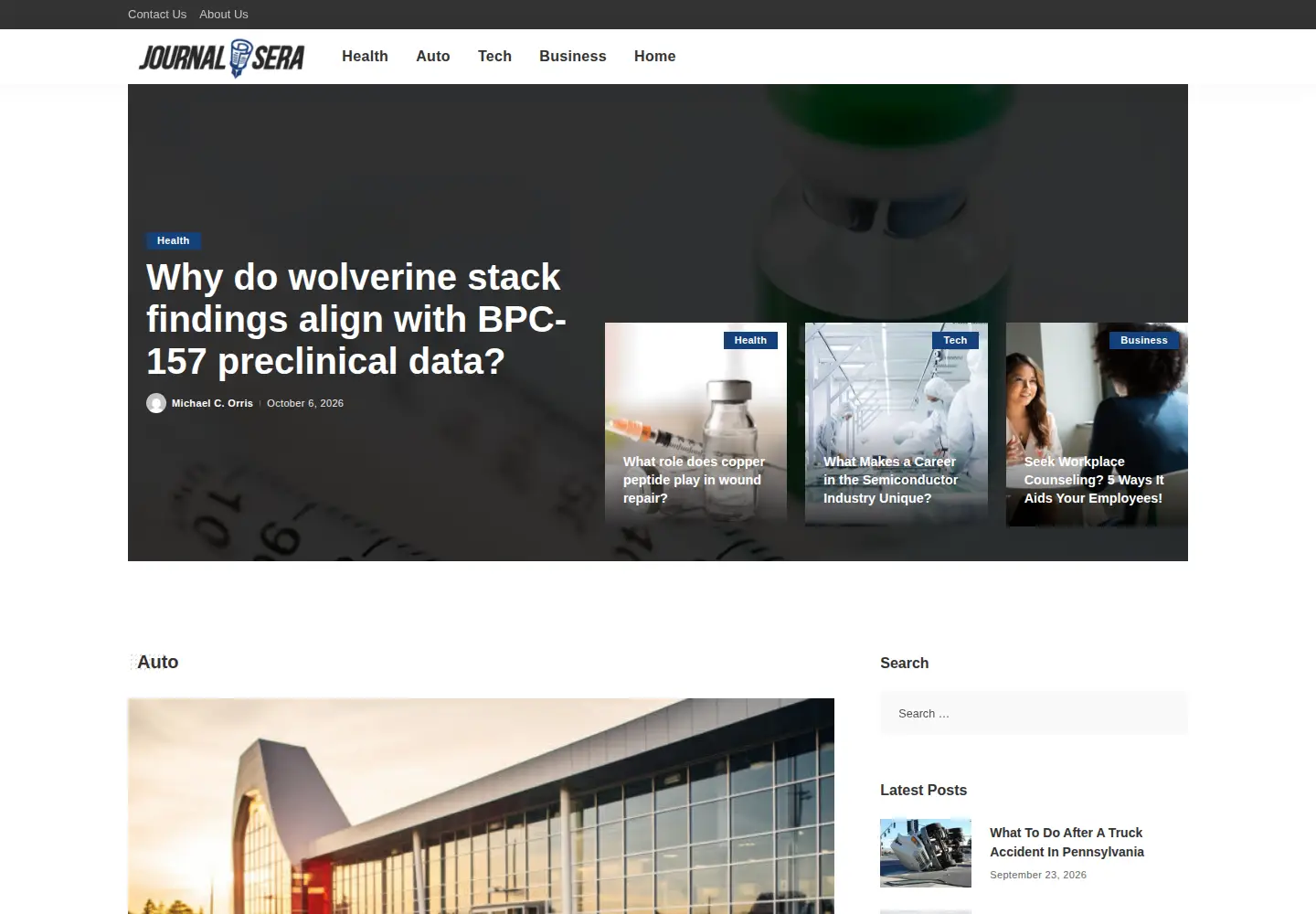 Screenshot of journalsera.com