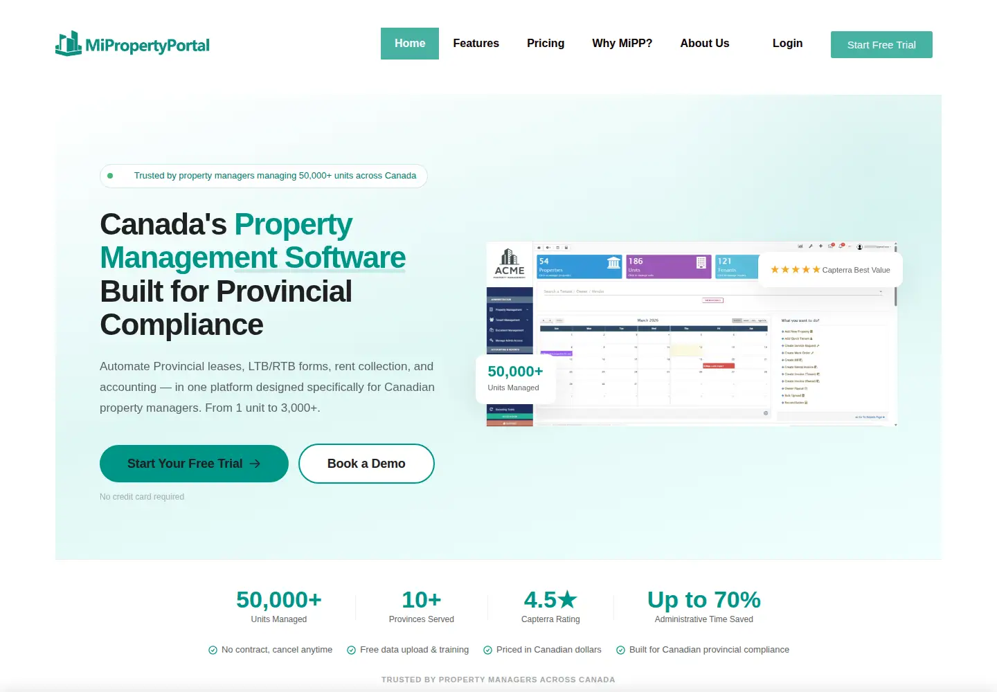 Screenshot of mipropertyportal.com
