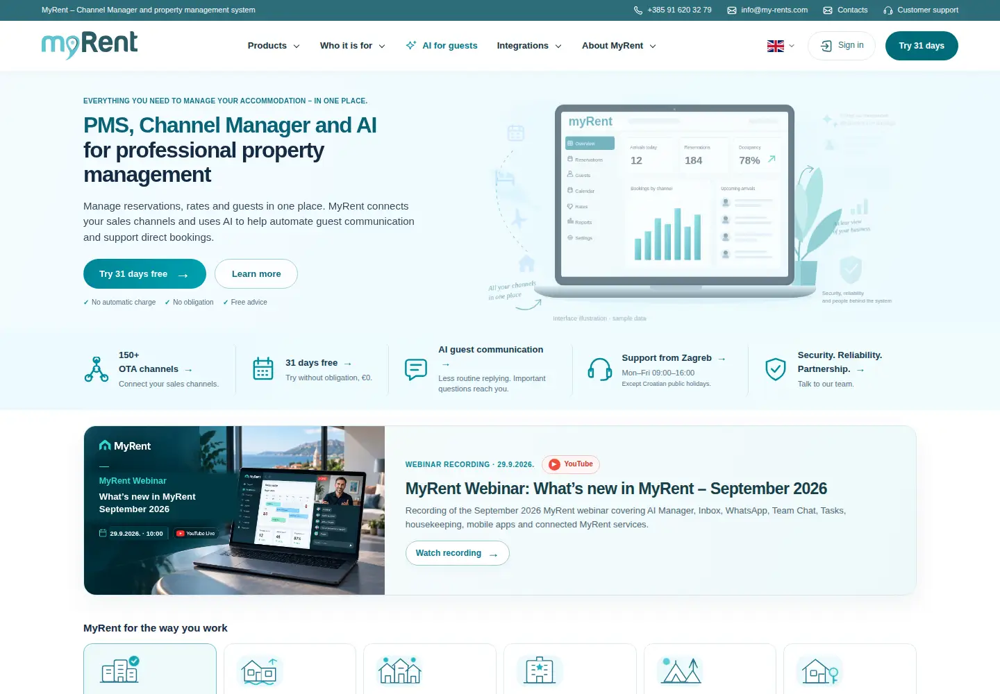 Screenshot of my-rents.com