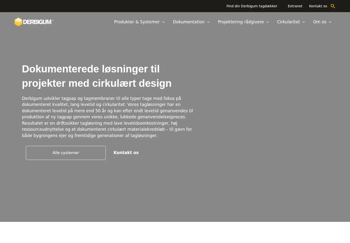 Screenshot of derbigum.dk