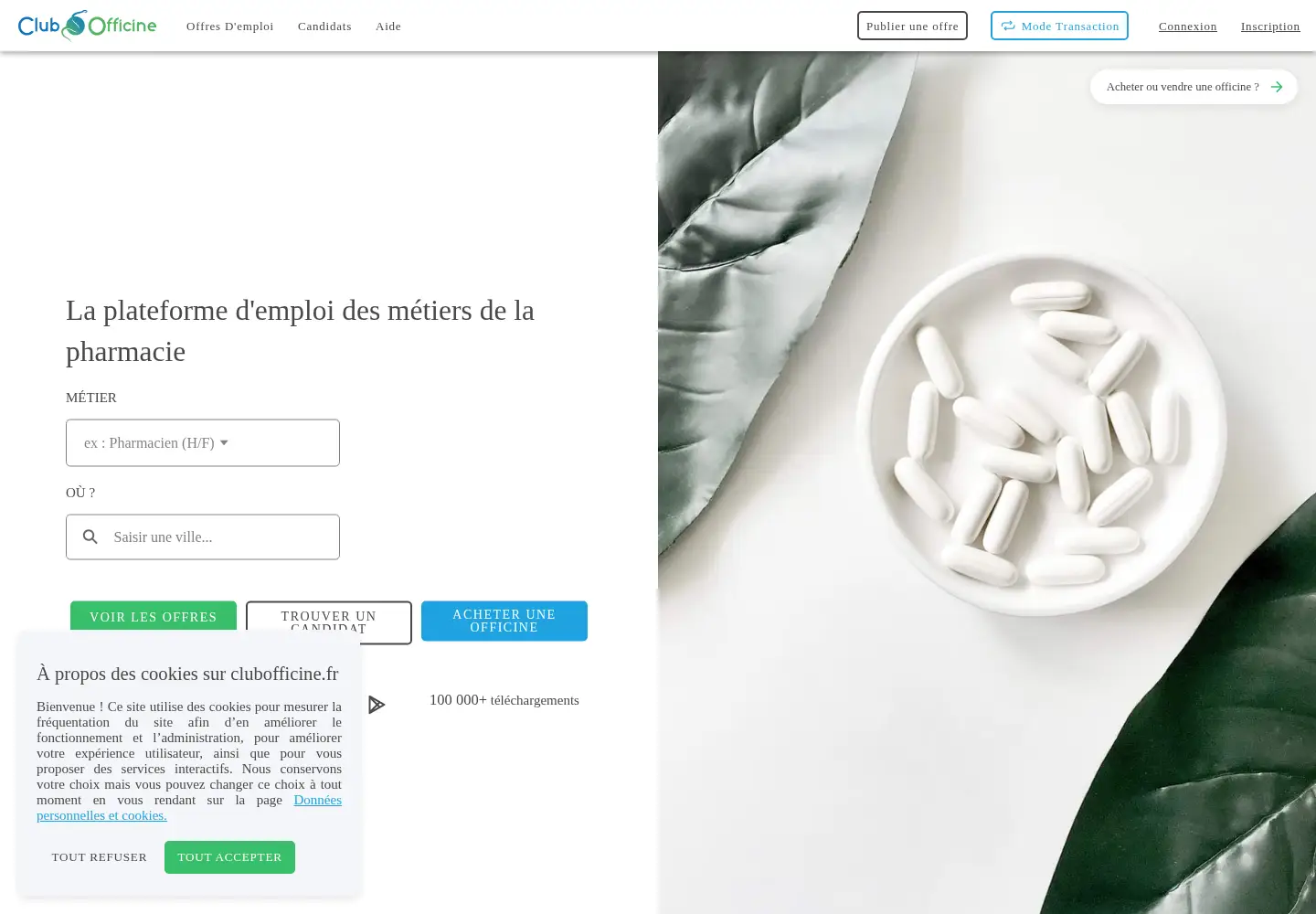 Screenshot of clubofficine.fr