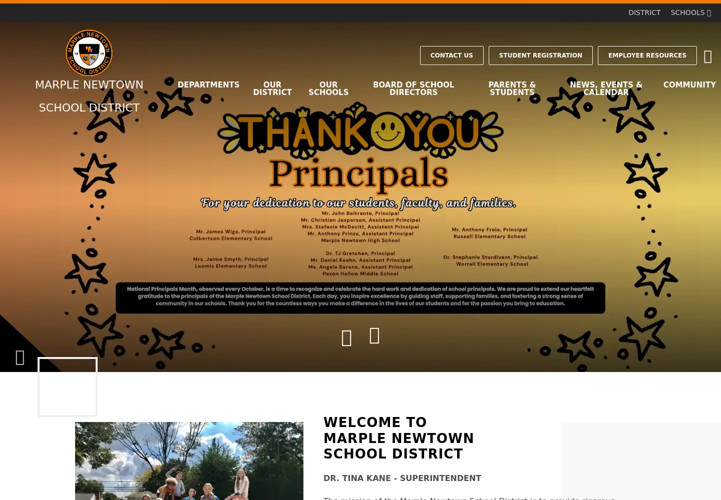 Screenshot of mnsd.org