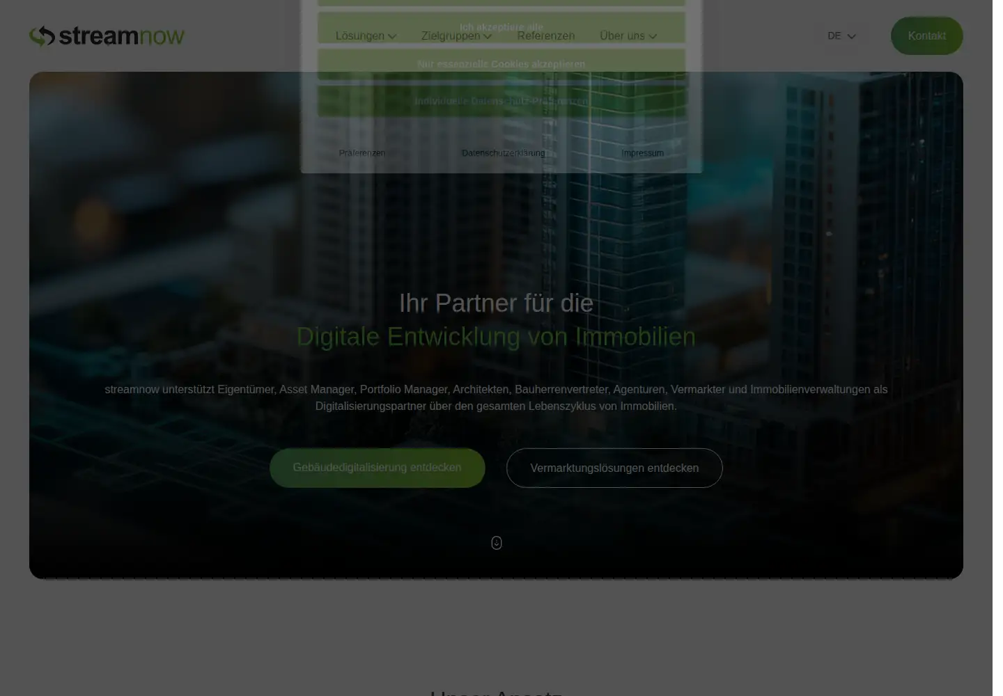 Screenshot of streamnow.ch