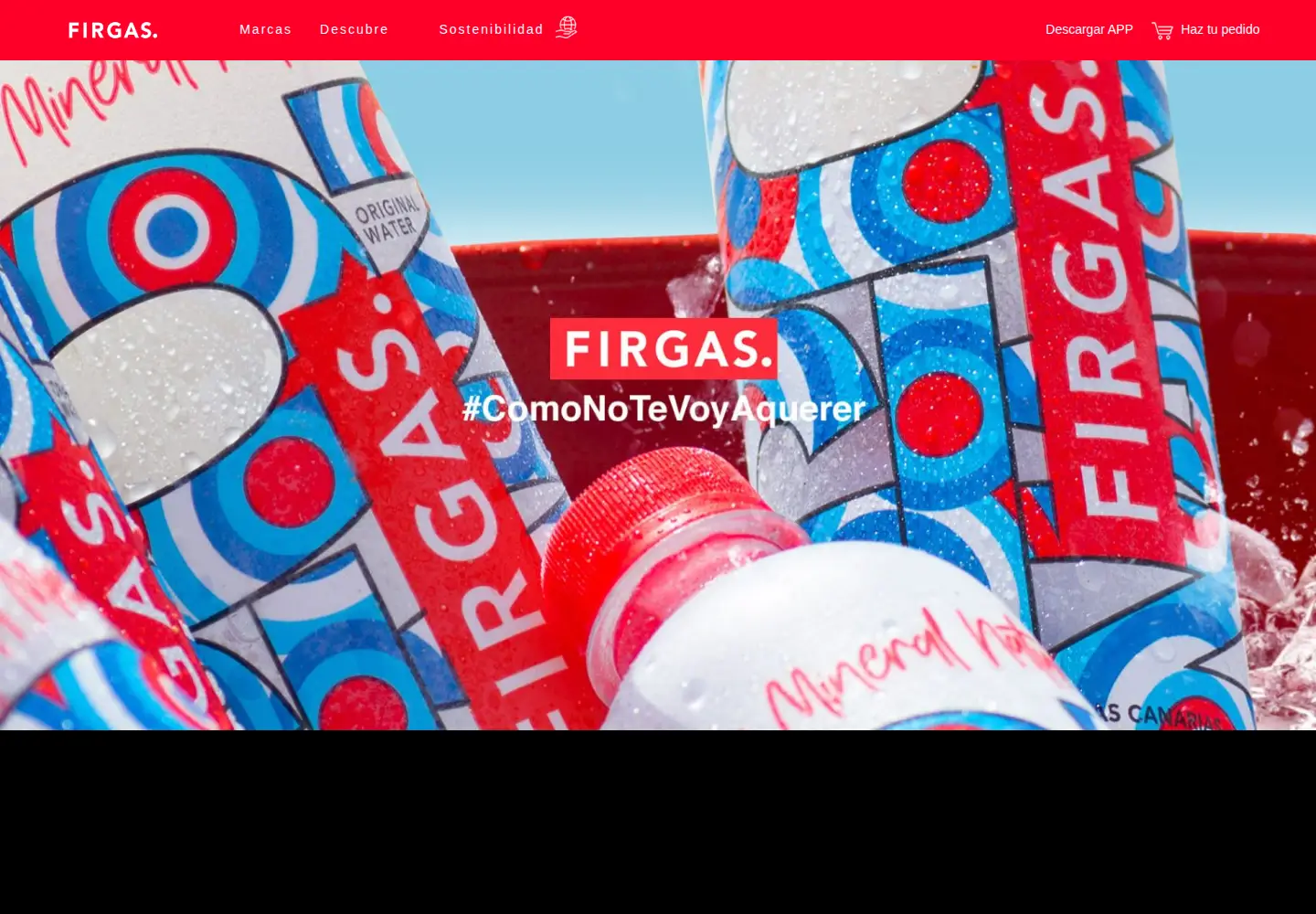 Screenshot of aguasdefirgas.com
