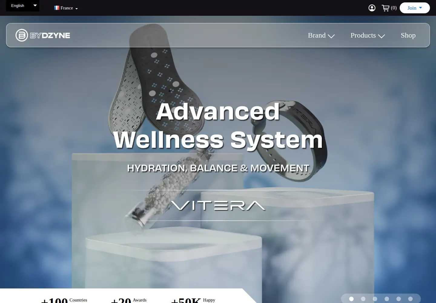 Screenshot of bydzyne.com