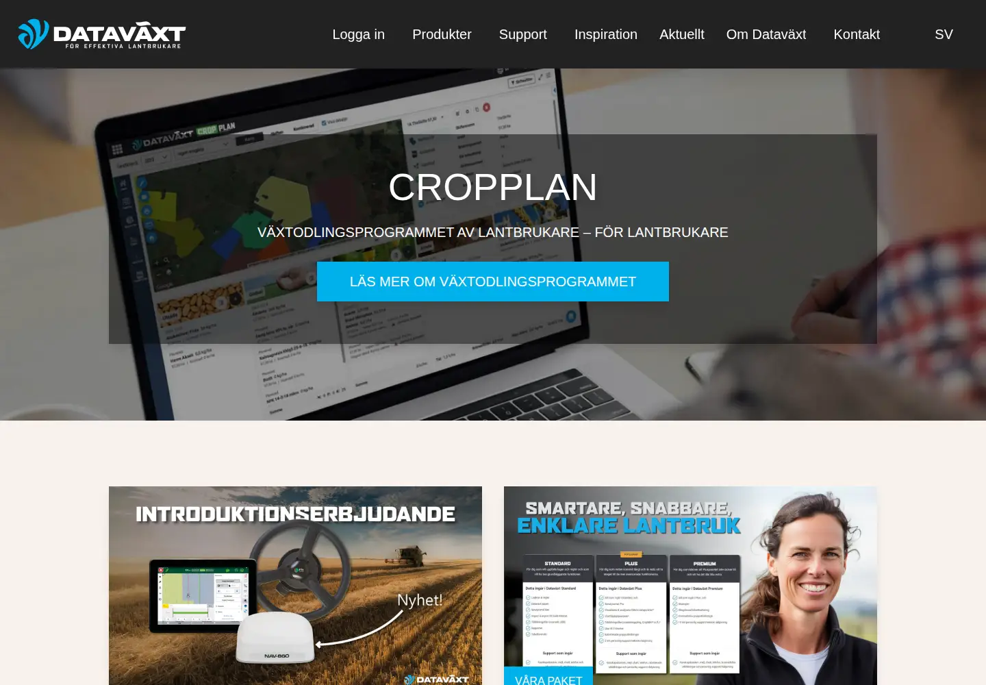 Screenshot of datavaxt.com