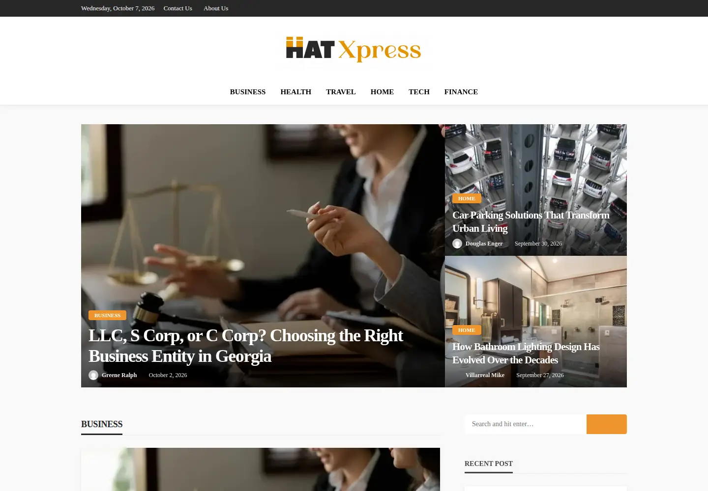 Screenshot of hatxpress.com