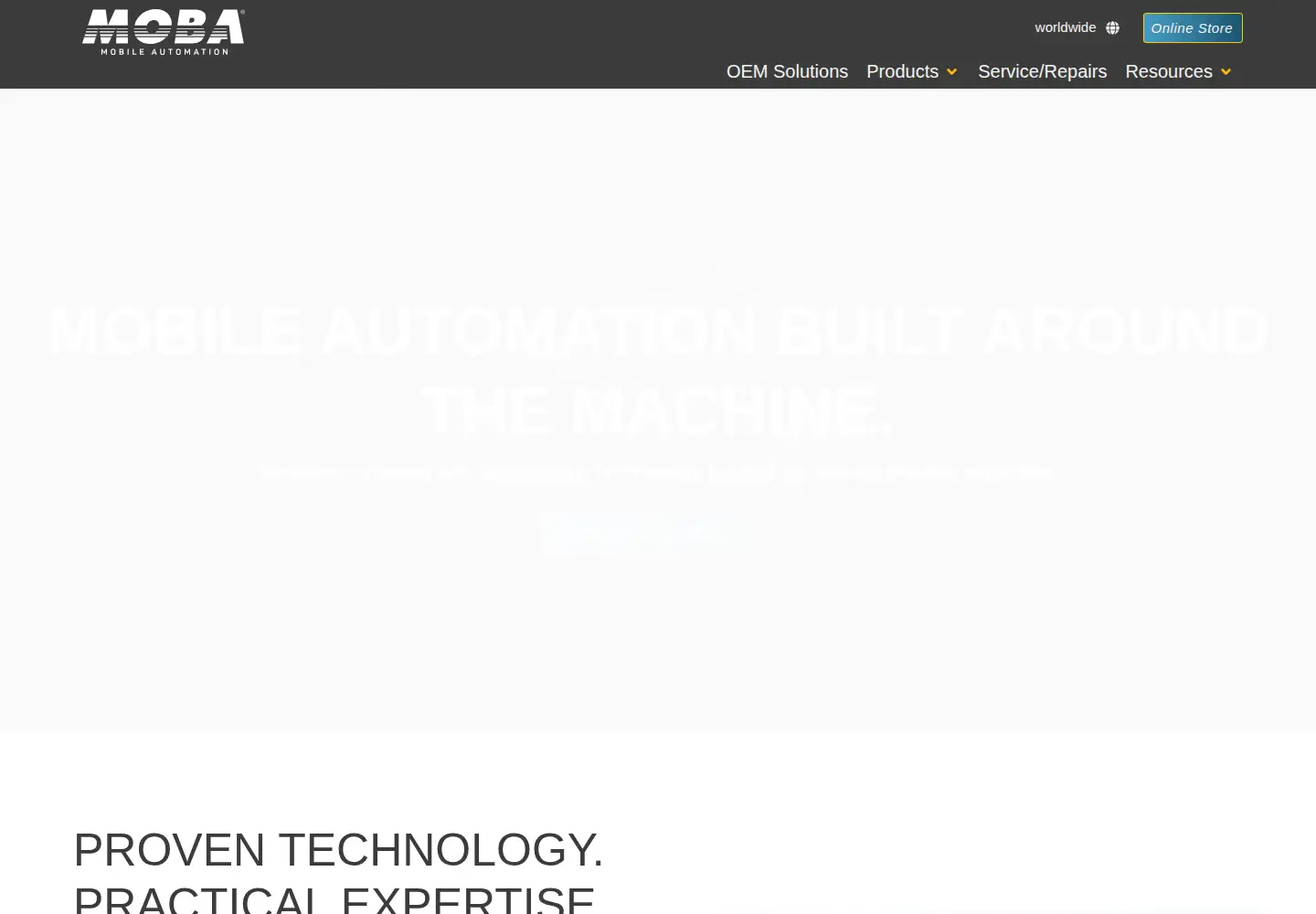 Screenshot of moba-automation.com