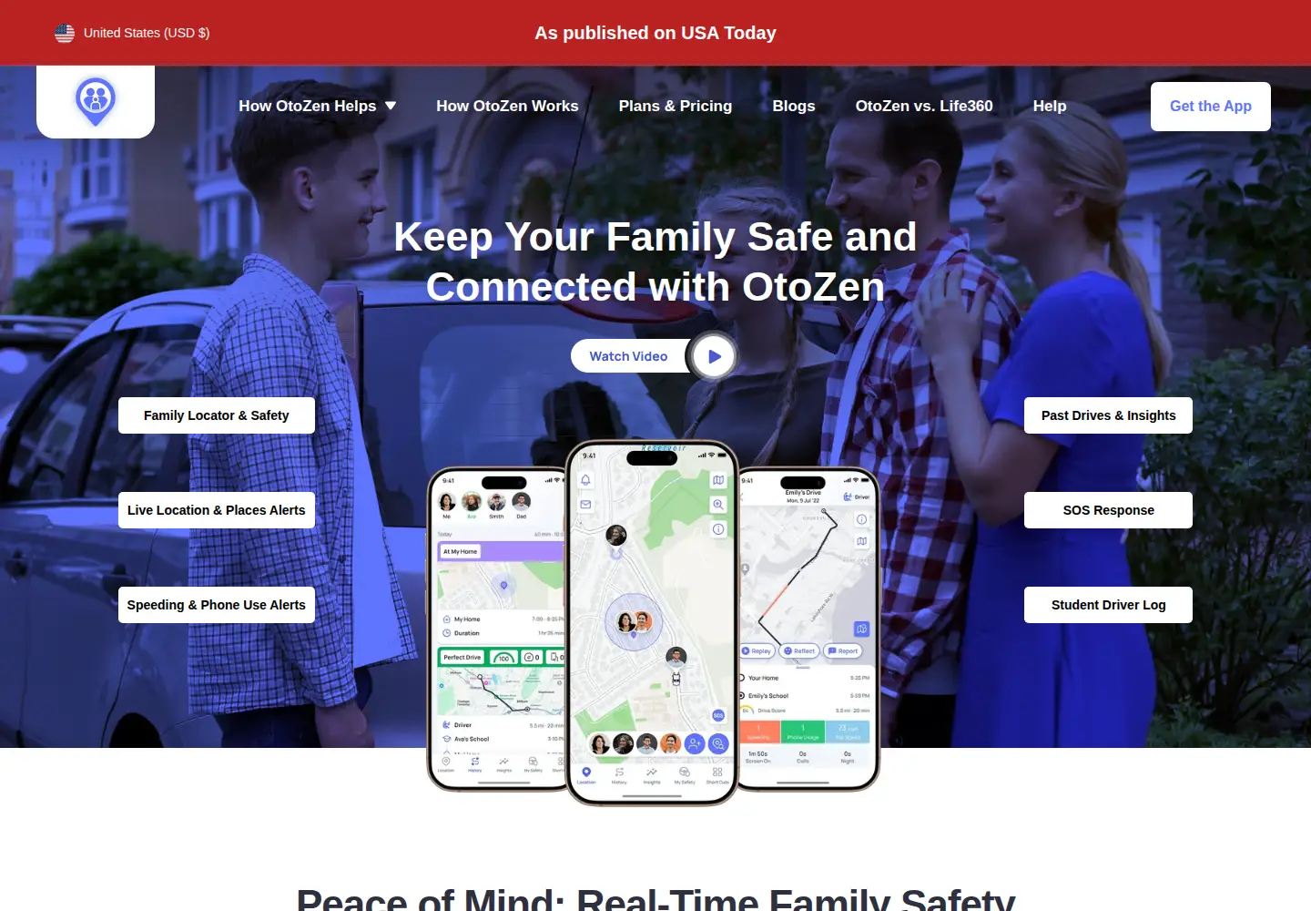 Screenshot of otozen.com
