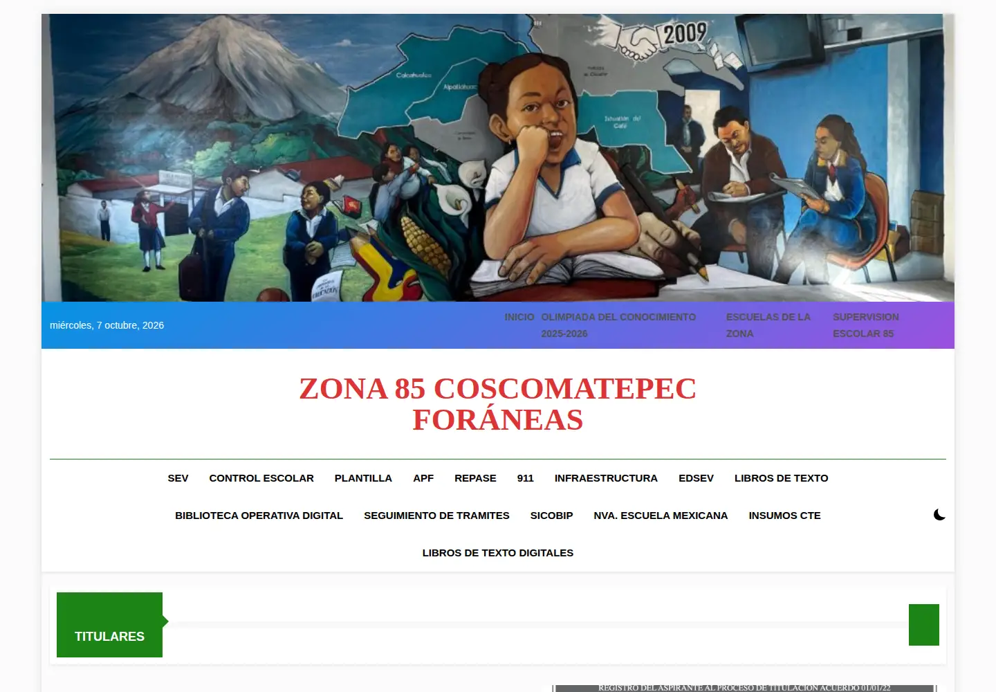 Screenshot of zona085.com