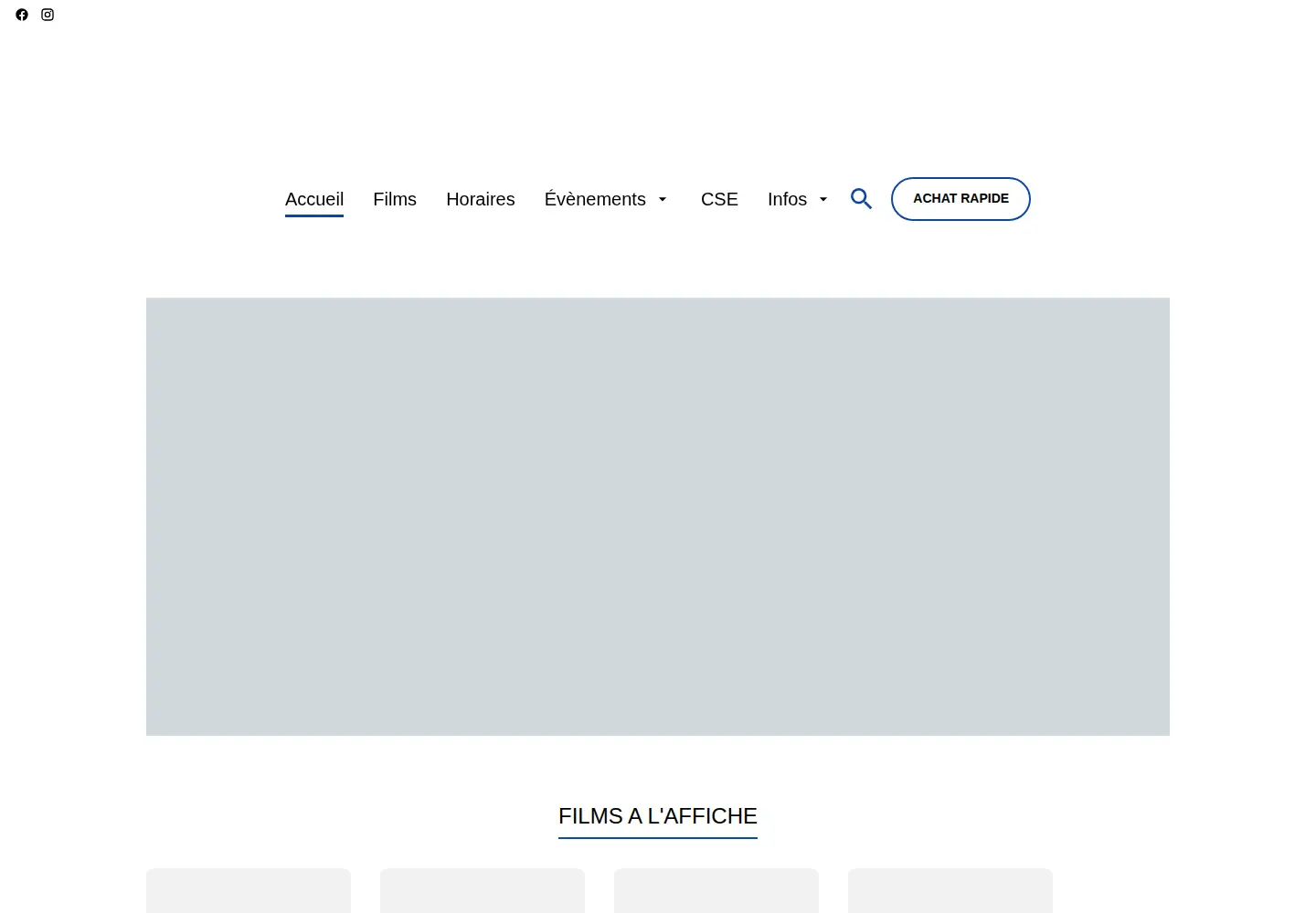 Captured homepage of cinemet.fr in the current scan