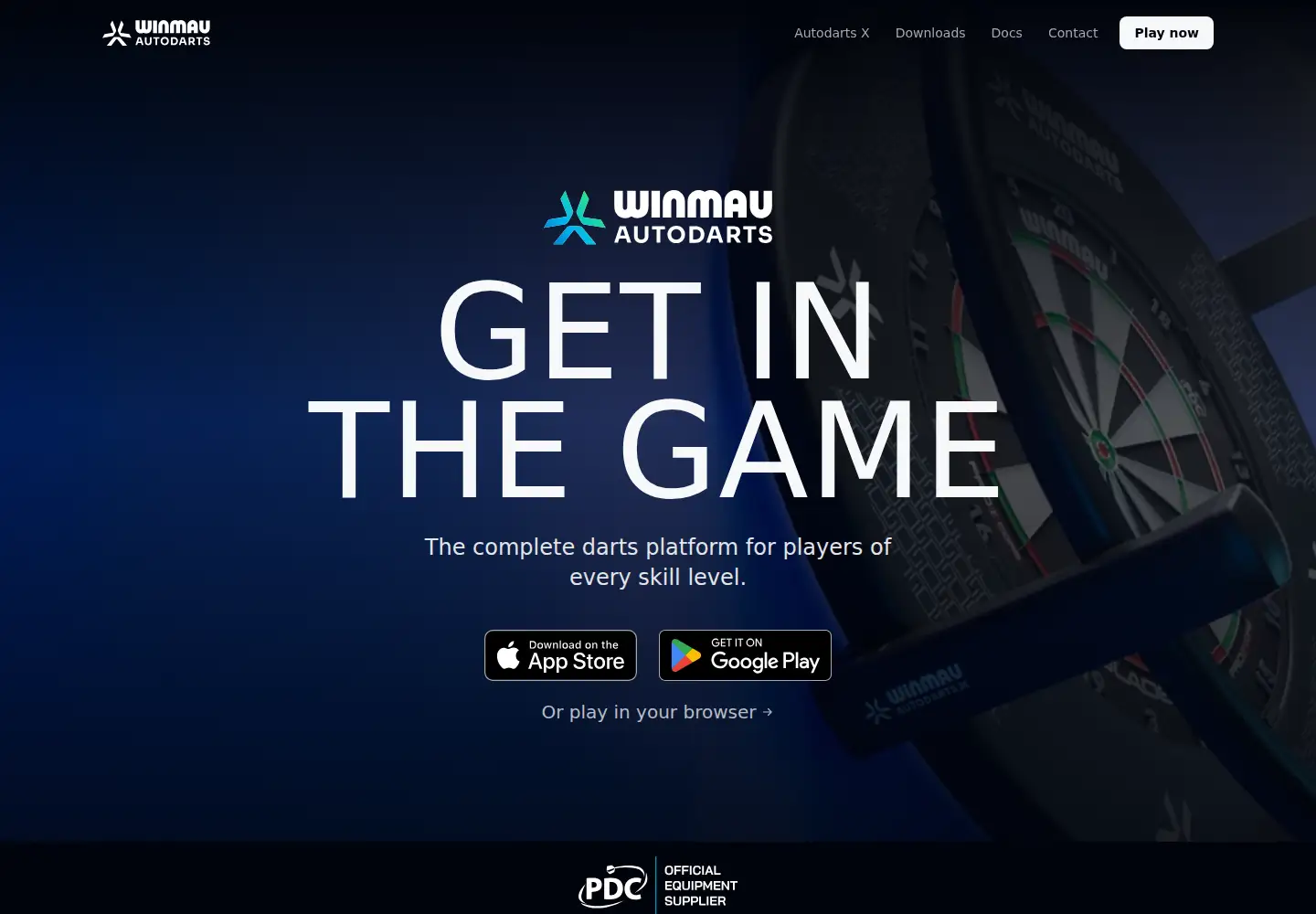 Screenshot of autodarts.io