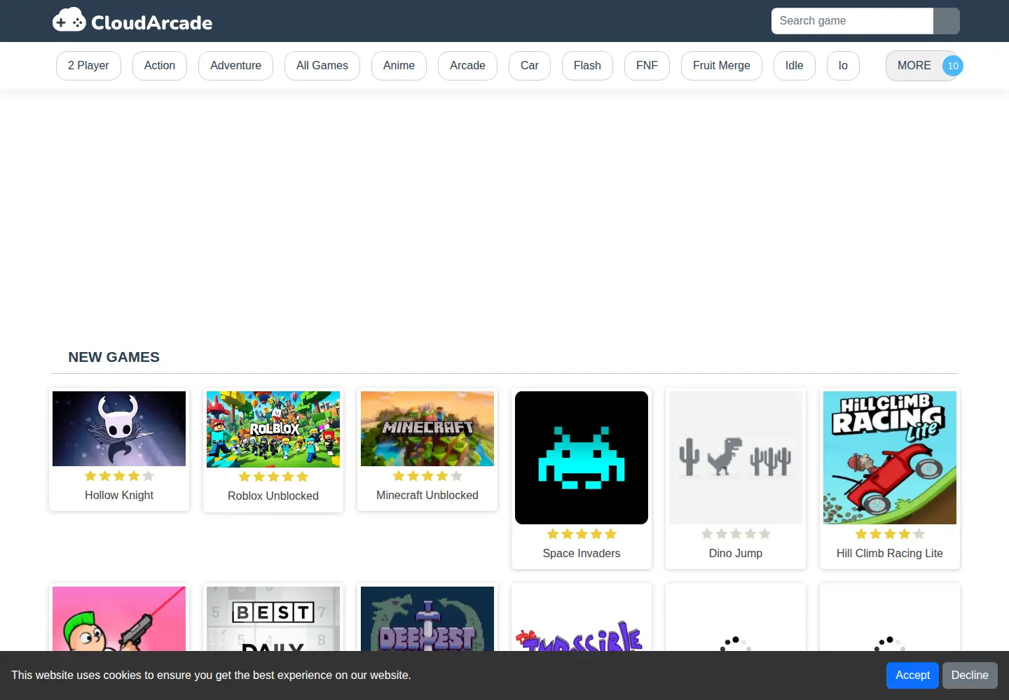 Screenshot of gamesaturn.net