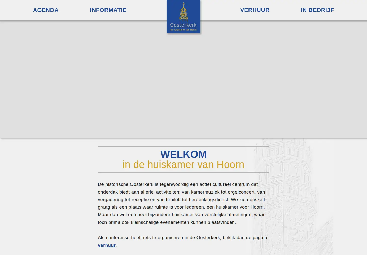 Screenshot of oosterkerkhoorn.nl