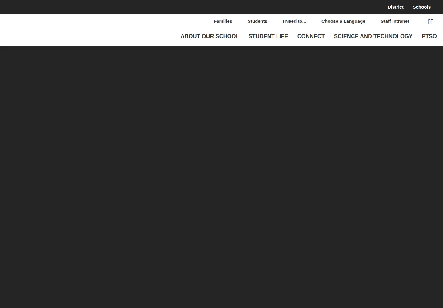 Captured homepage of hartschool.org in the current scan