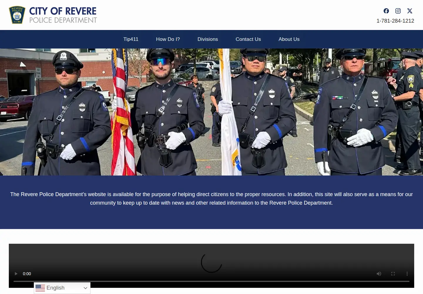 Screenshot of reverepolice.org