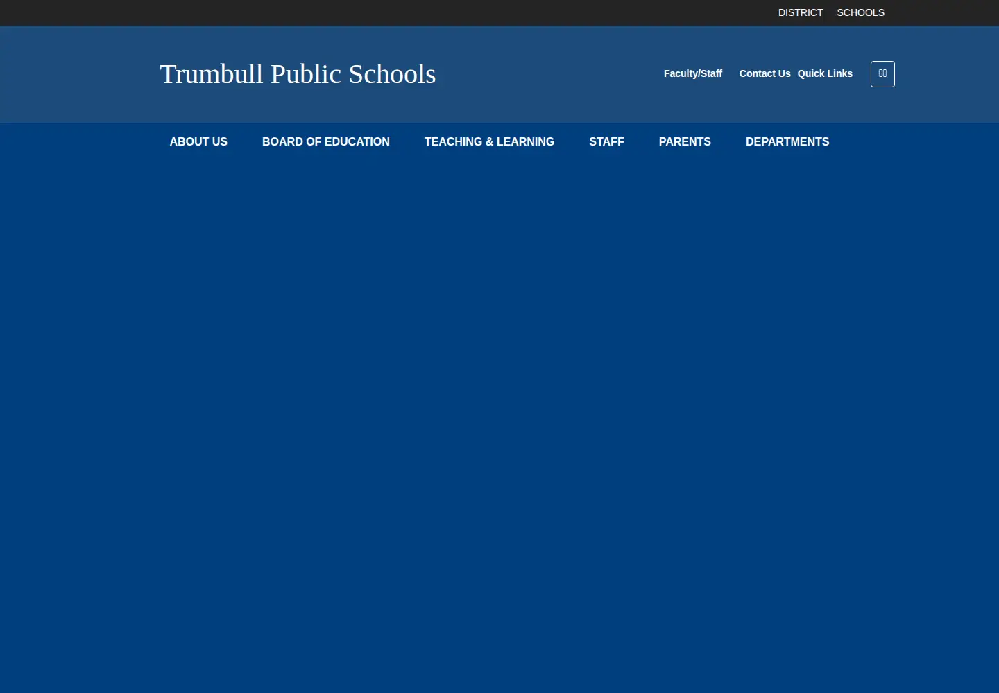 Screenshot of trumbullps.org