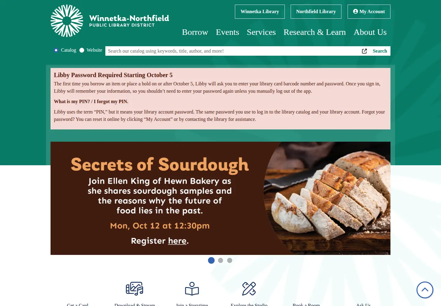 Captured homepage of wnpld.org in the current scan