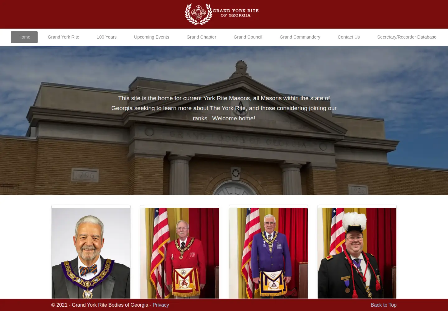 Screenshot of yorkriteofga.org