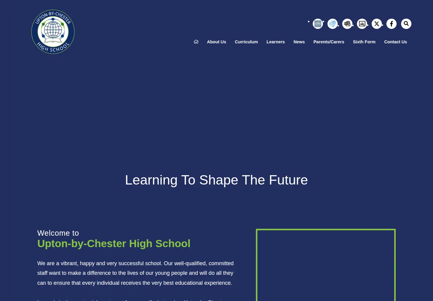 Screenshot of uptonhigh.co.uk