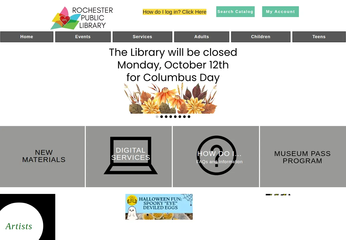 Screenshot of rpl.lib.nh.us