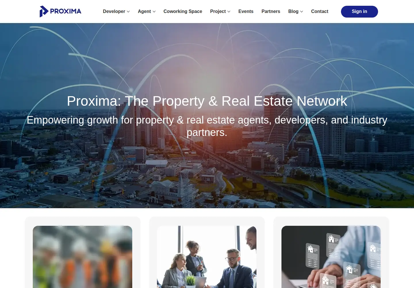 Screenshot of proxima.com.au