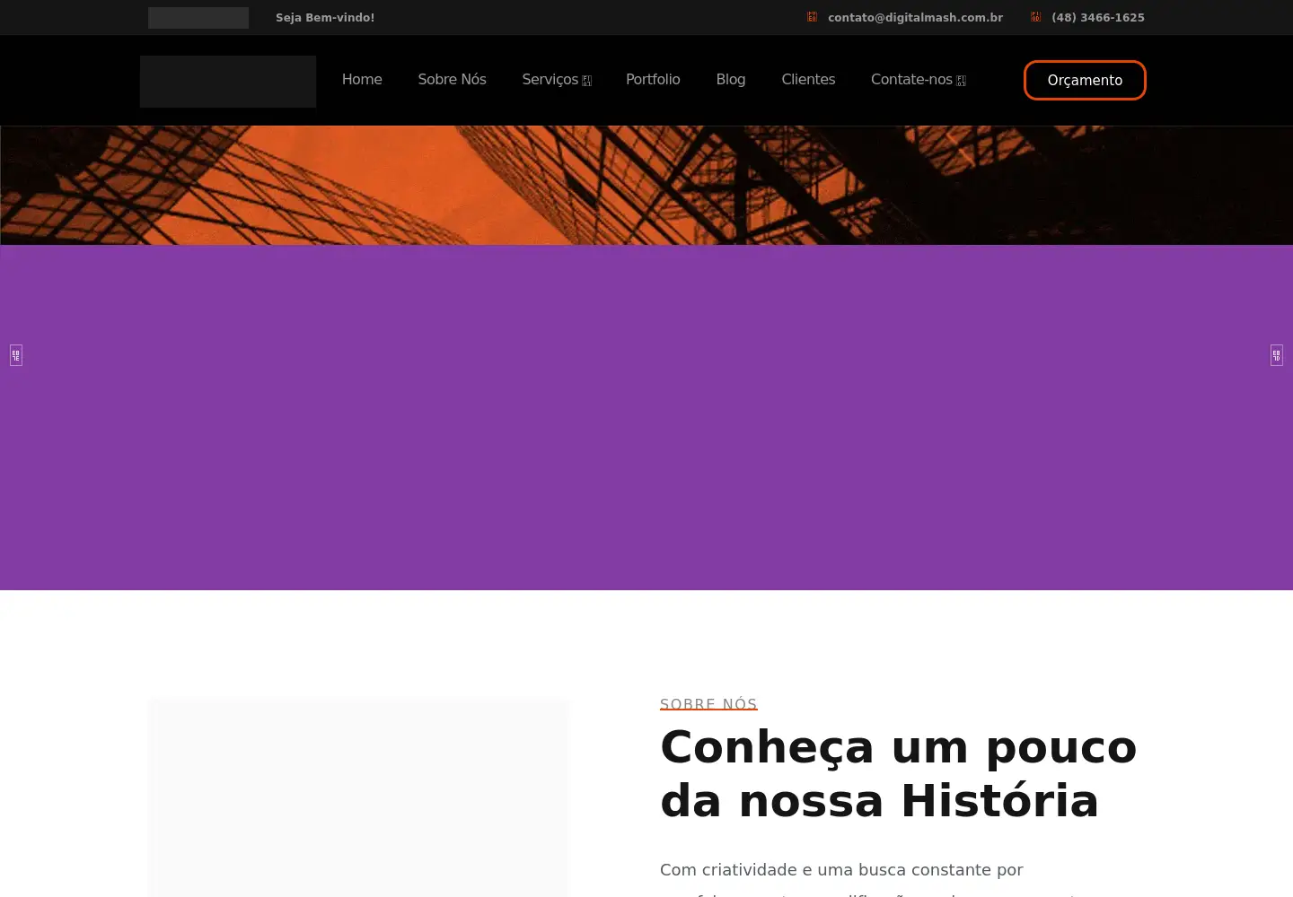 Screenshot of digitalmash.com.br