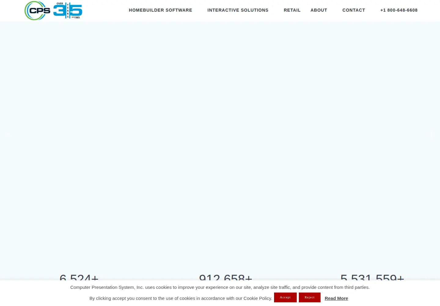 Captured homepage of cpsusa.com in the current scan