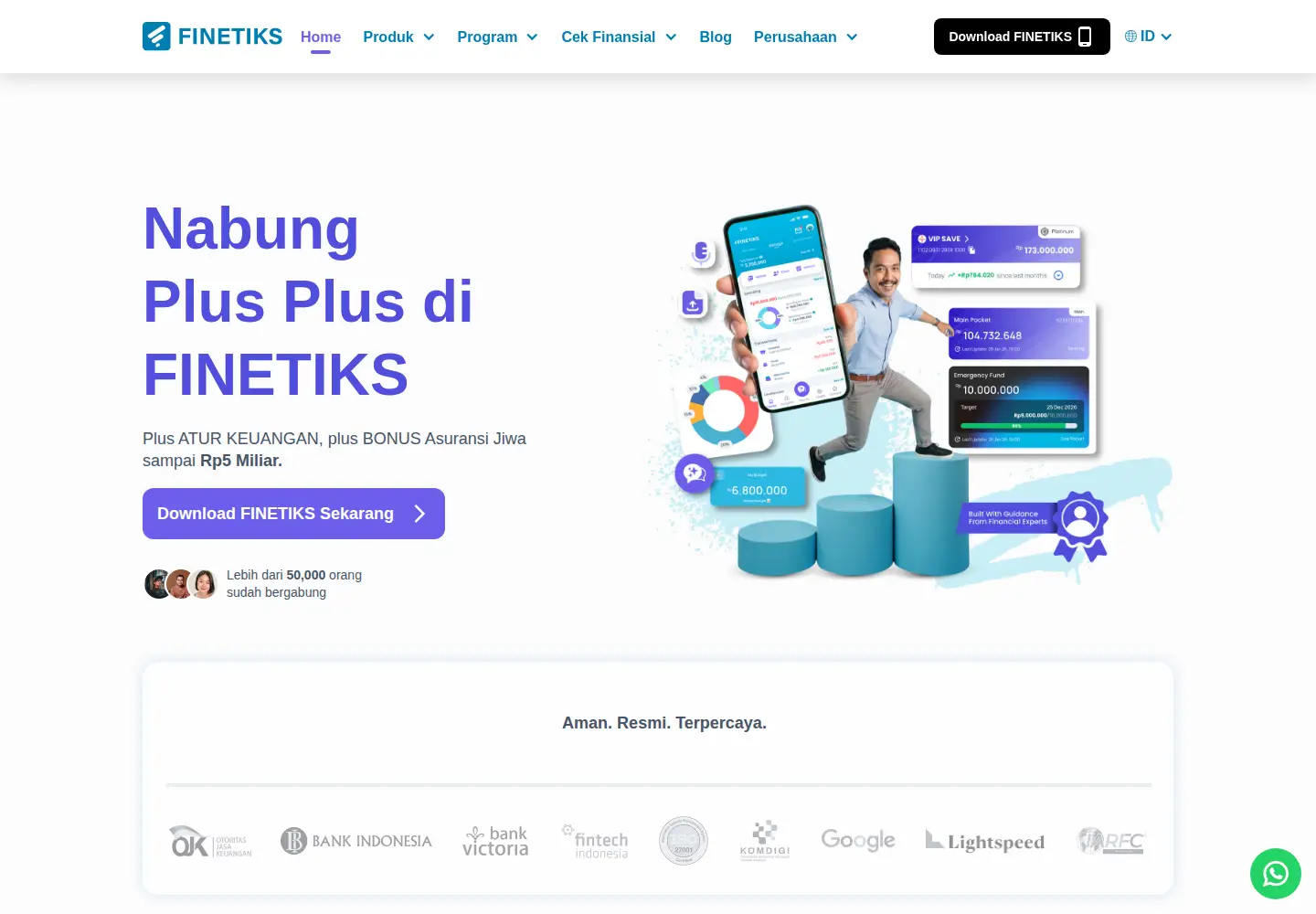 Screenshot of finetiks.com