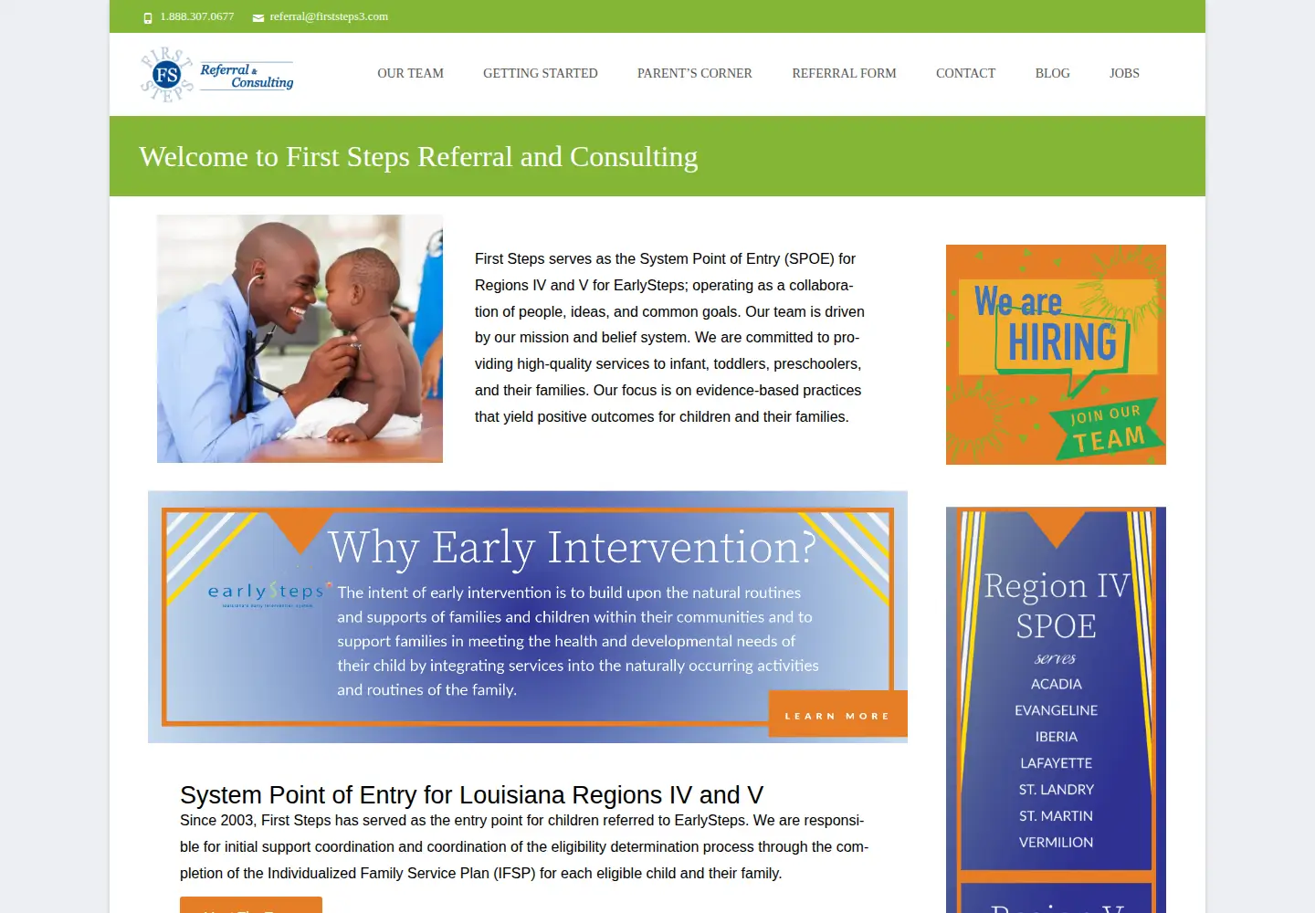 Screenshot of firststeps3.com