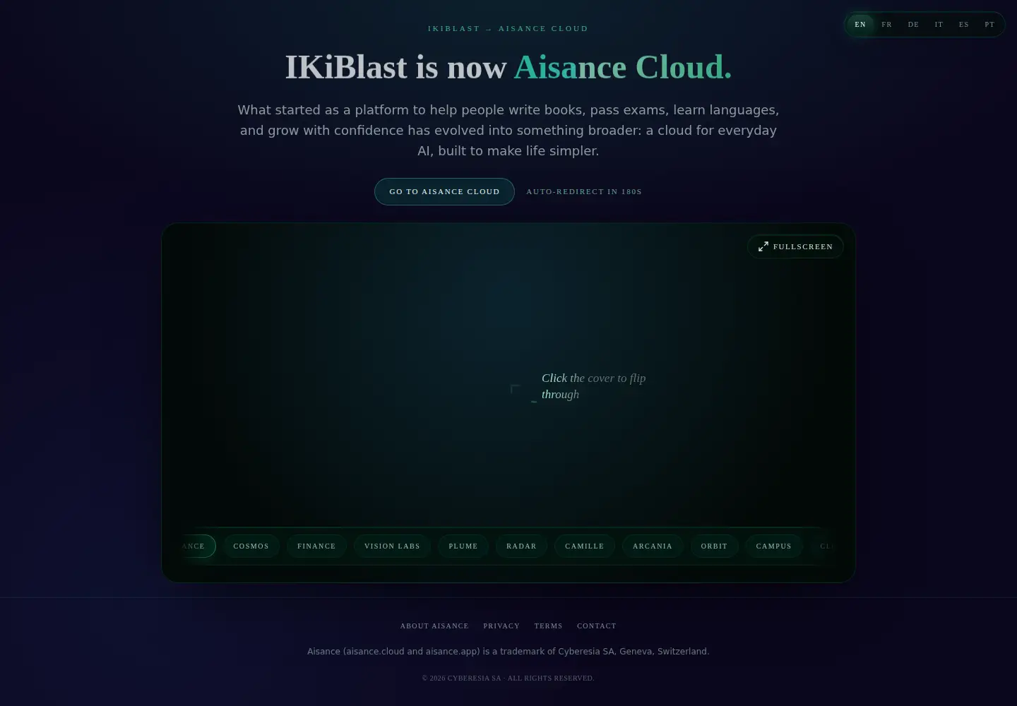 Screenshot of ikiblast.com