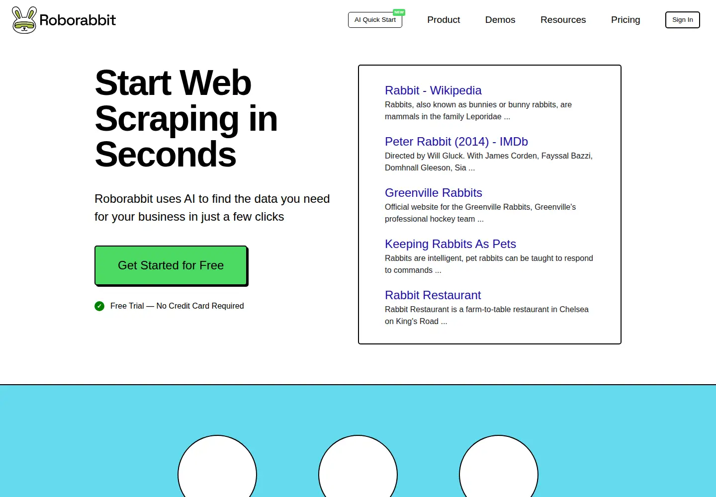 Screenshot of roborabbit.com