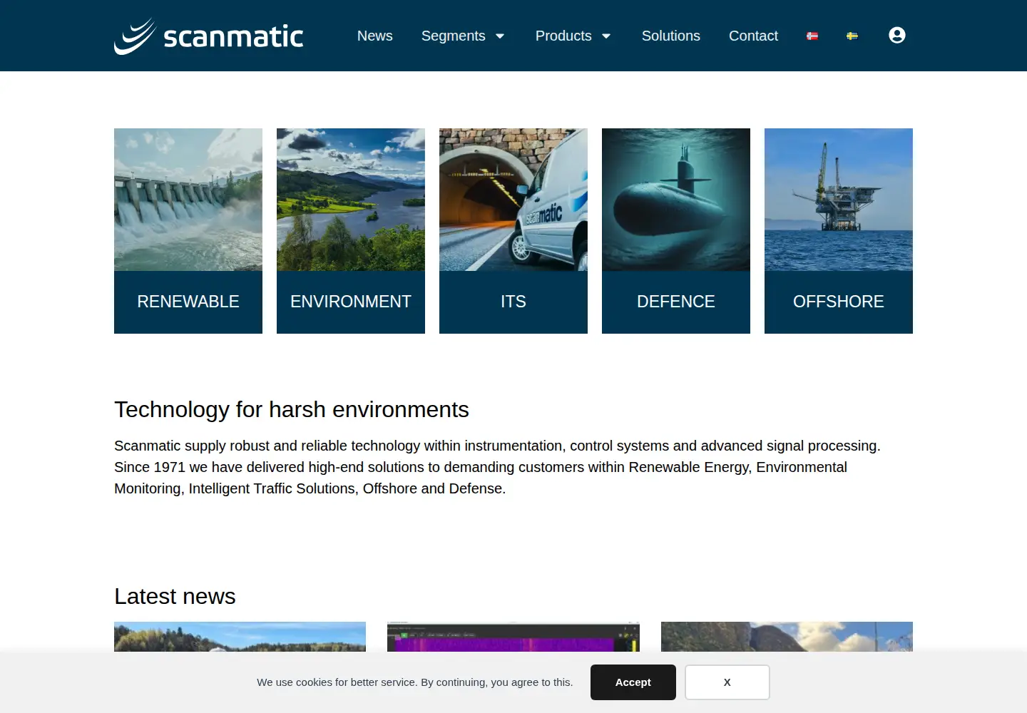 Screenshot of scanmatic.com