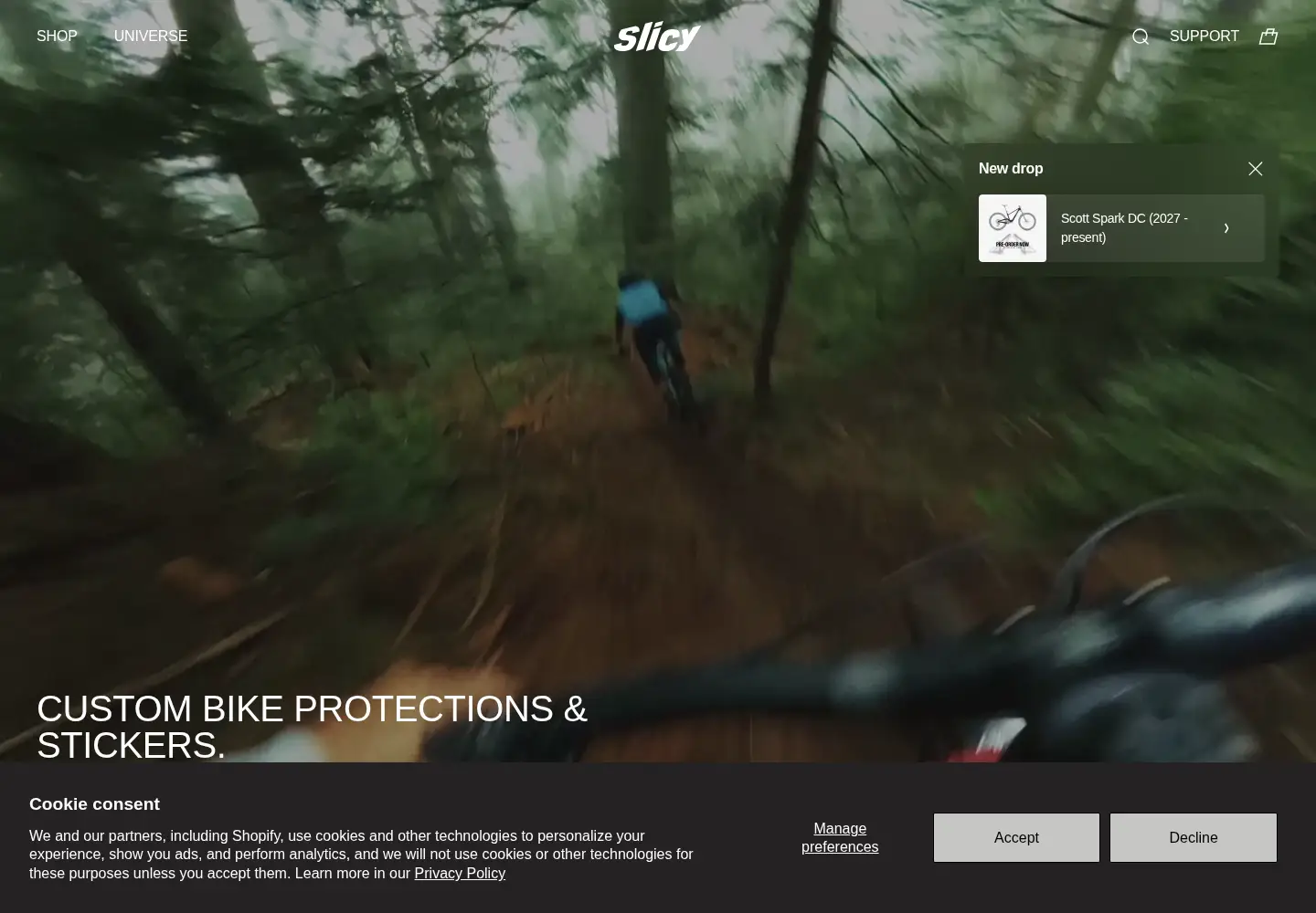 Screenshot of slicy-products.com