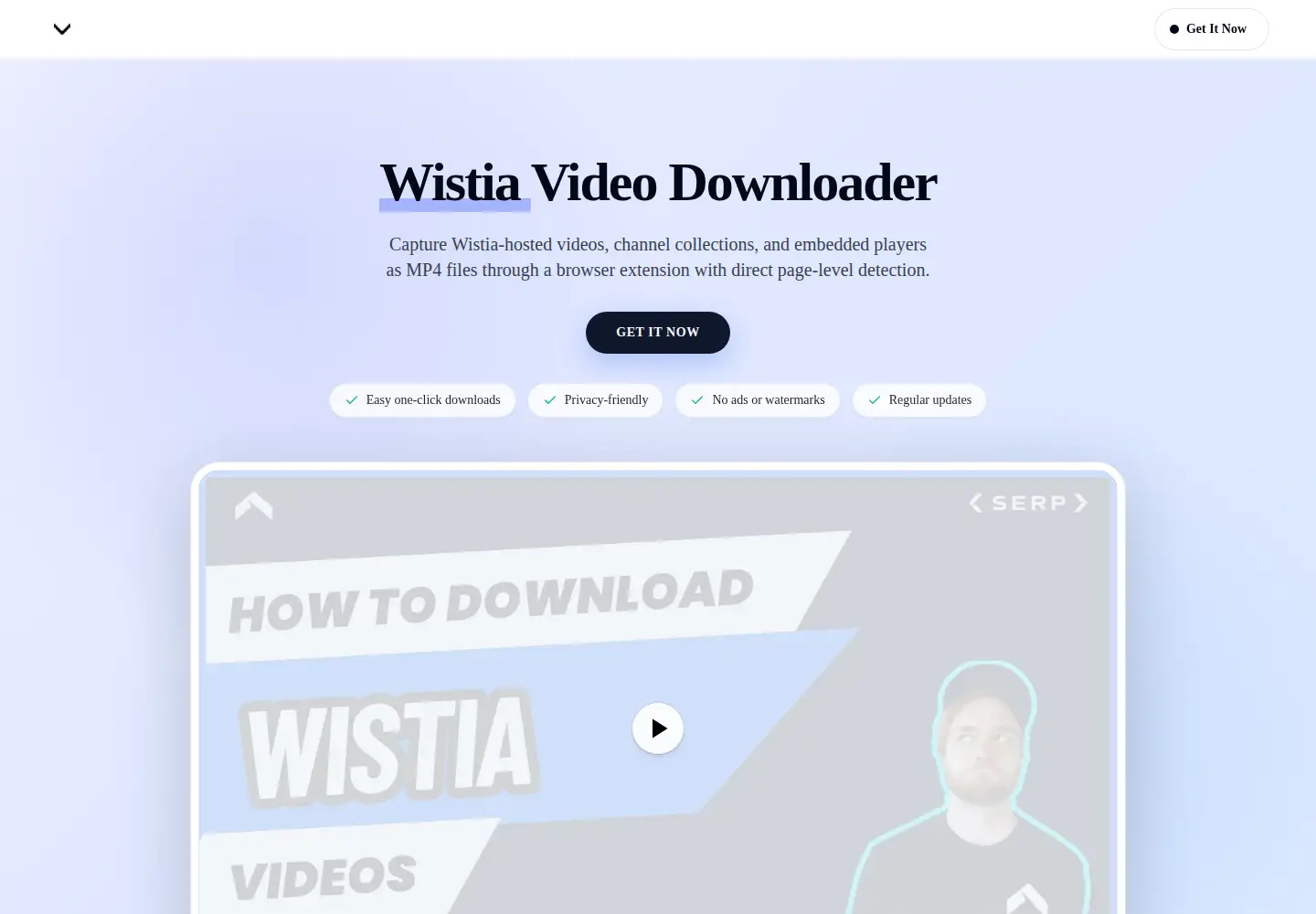 Screenshot of wistiadownloader.com