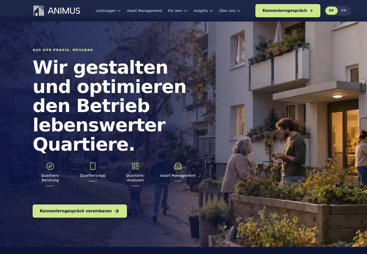 Screenshot of animus.de