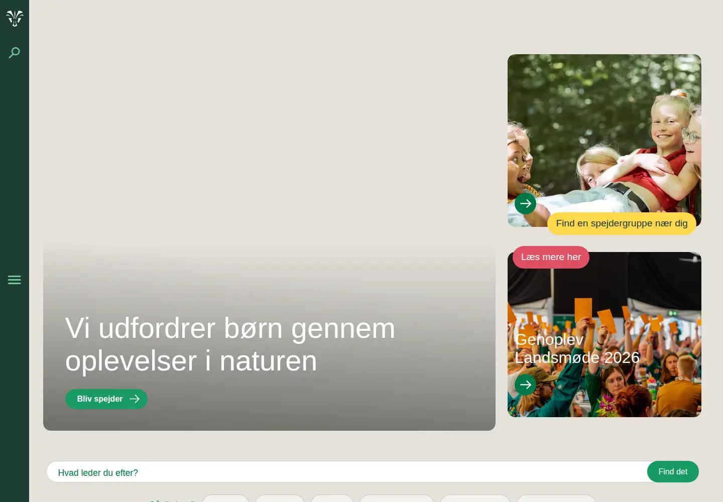 Screenshot of kfumspejder.dk