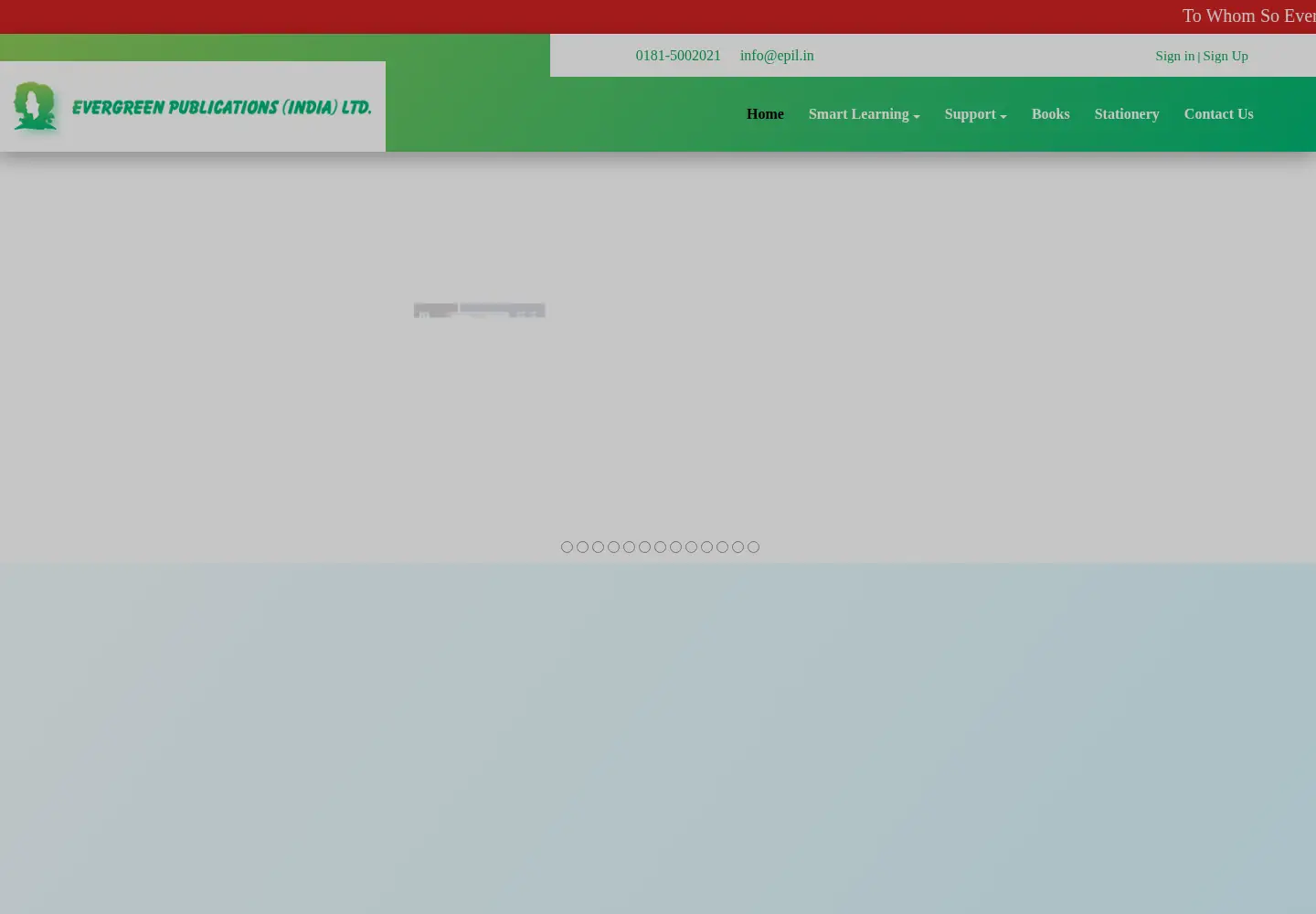 Screenshot of evergreenpublications.in
